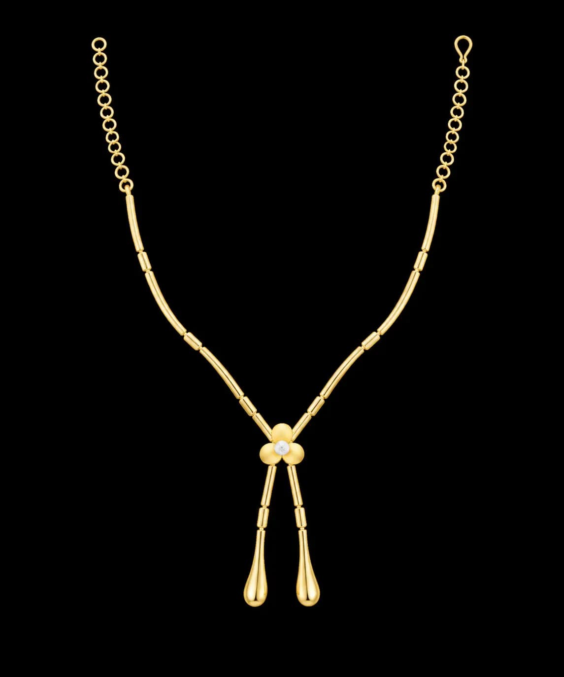 Upright Gold Chain Ornament