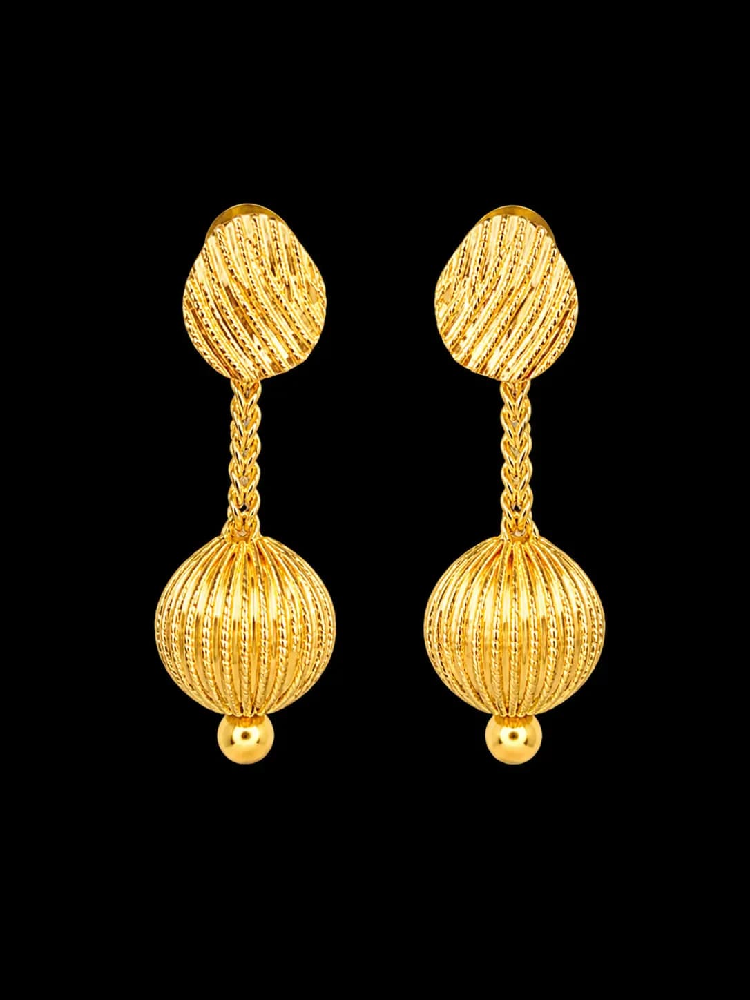 Gold Drop Earrings